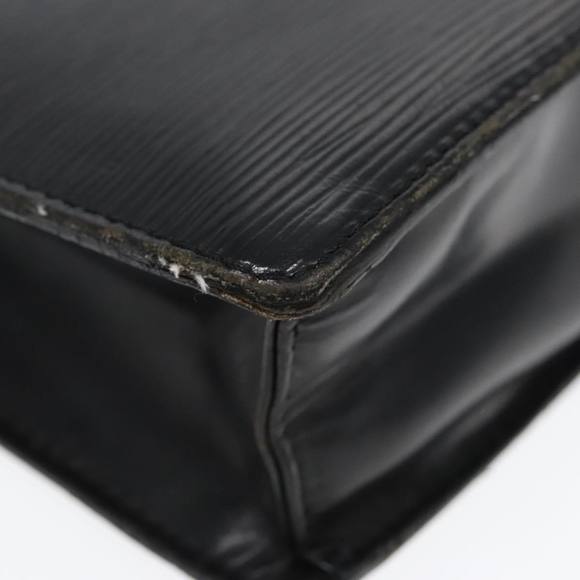 LOUIS VUITTON Epi Pochette Homme Clutch Bag Black Noir M52522 LV Auth 90085 - Picture 14 of 16